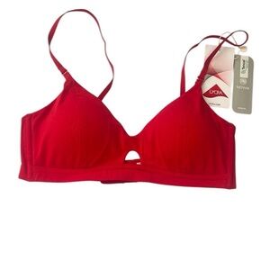 NWT Neiwai Red Pure Comfort Soft Modal TikTok Bra Convertible 32A Reg. $38